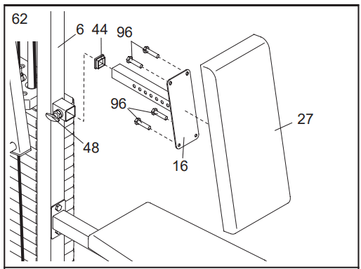 Golds Gym XR66 GGSY69530 Home Gym System 29