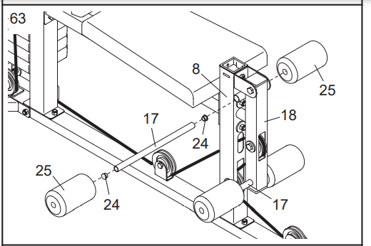 Golds Gym XR66 GGSY69530 Home Gym System 30