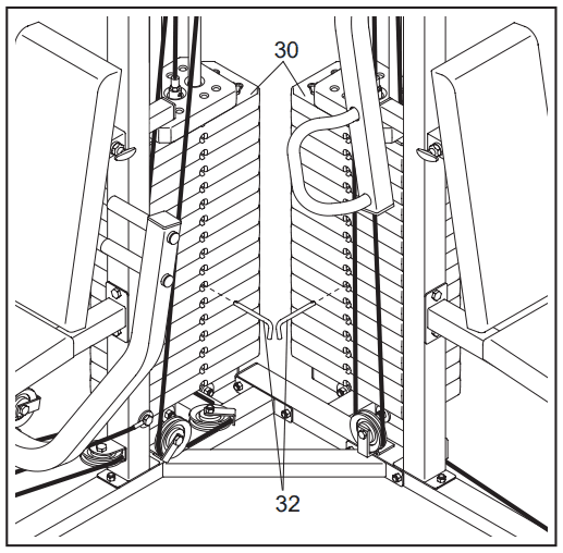 Golds Gym XR66 GGSY69530 Home Gym System 35