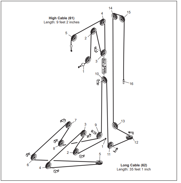 Golds Gym XR66 GGSY69530 Home Gym System 37