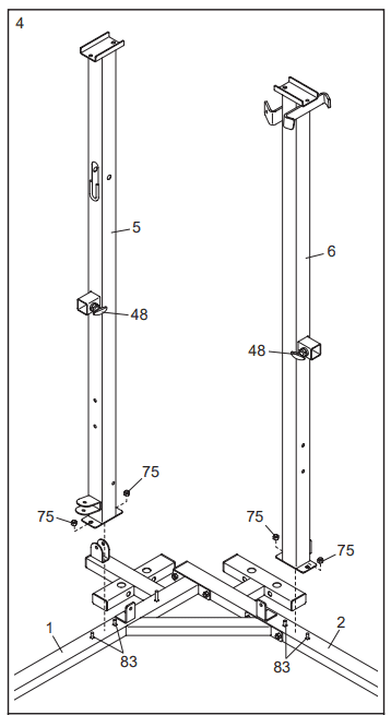 Golds Gym XR66 GGSY69530 Home Gym System 6