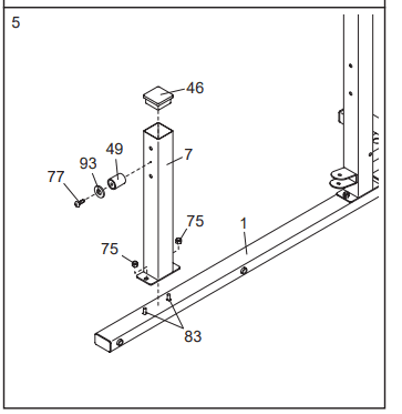 Golds Gym XR66 GGSY69530 Home Gym System 7