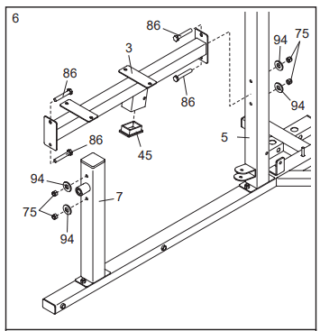 Golds Gym XR66 GGSY69530 Home Gym System 8