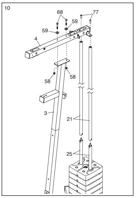 Golds Gym XRS 50 Home Gym System 14