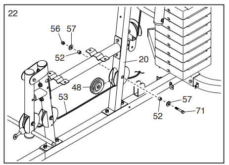 Golds Gym XRS 50 Home Gym System 26