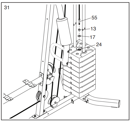 Golds Gym XRS 50 Home Gym System 35
