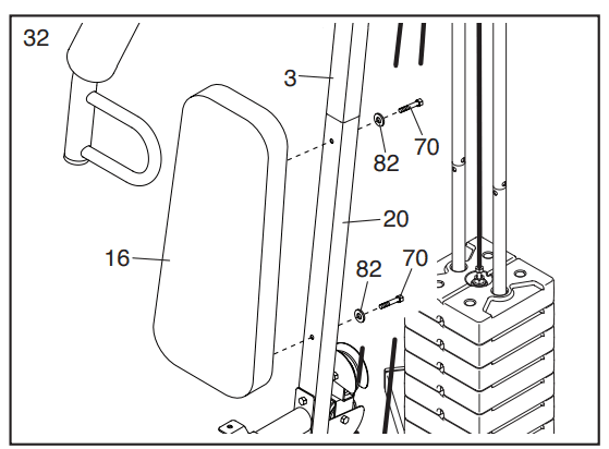 Golds Gym XRS 50 Home Gym System 36