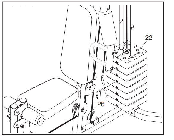 Golds Gym XRS 50 Home Gym System 40