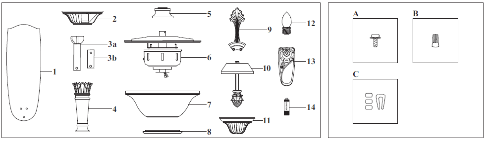 Hampton Bay Ansley 52-inch Ceiling Fan Manual-1