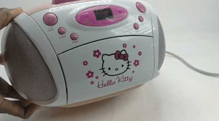 Hello Kitty KT2028A Boombox CD Cassette Player featured image