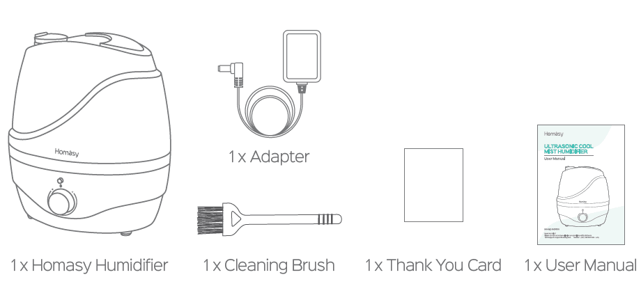 Homasy HM589 Cool Mist Humidifier User Manual-12