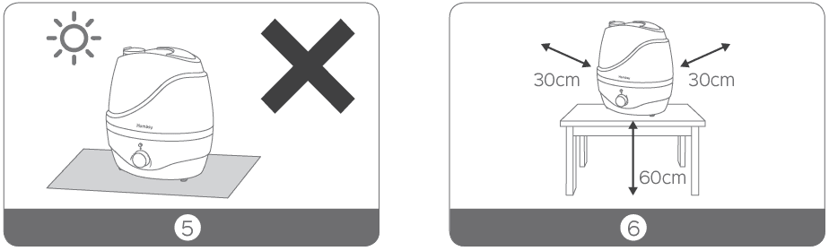 Homasy HM589 Cool Mist Humidifier User Manual-3