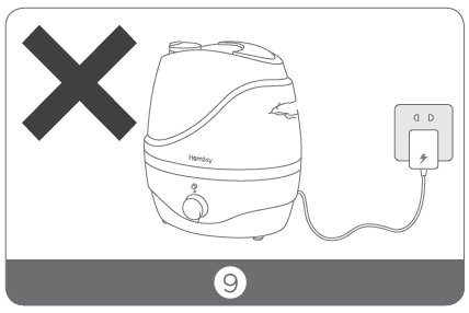 Homasy HM589 Cool Mist Humidifier User Manual-5