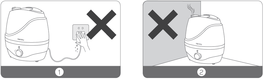 Homasy HM589 Cool Mist Humidifier User Manual-6