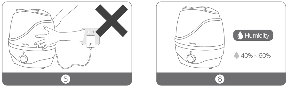 Homasy HM589 Cool Mist Humidifier User Manual-8