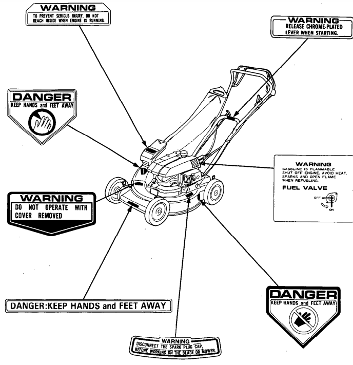 Honda HRS21 Rotary Lawn Mower 1