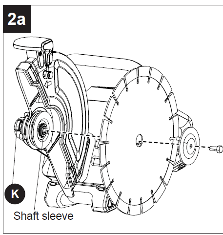 KPC 6180-06 Concrete Saw Power Cutter 18
