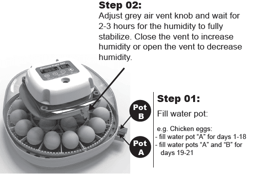 MannaPro Harris Farms Nurture Right 360 Egg Incubator Instructions-6