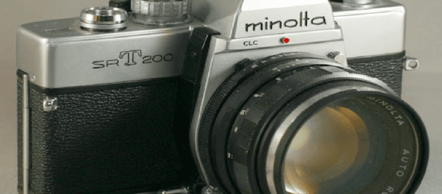 Minolta SR-T200 SLR Film Camera Owners Manual-feat