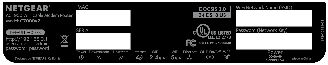 Netgear C7000v2 Wifi Cable Modem Router User Manual-4