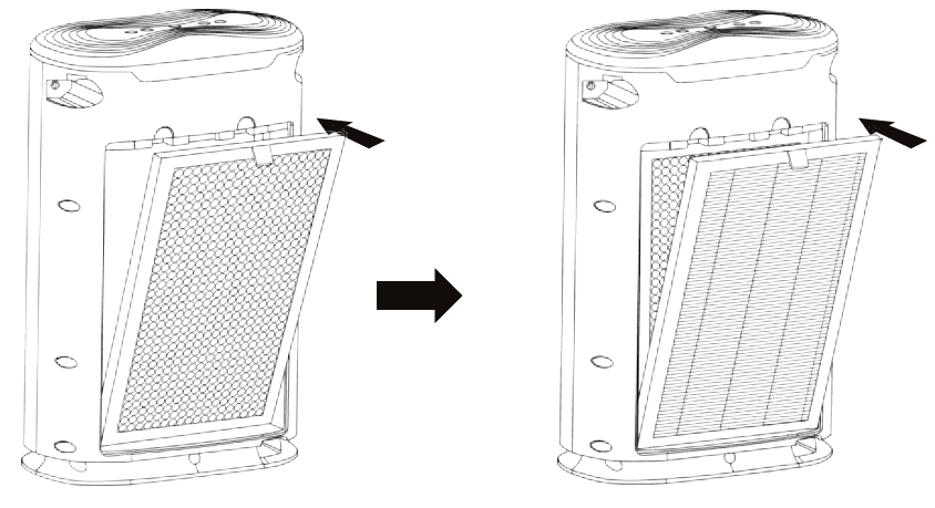 Okaysou AirMax8L 5-in-1 Large Room Air Purifier Filter User Manual-9