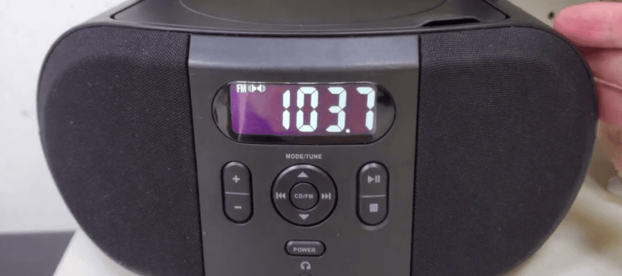 Onn 100008719 Boombox Black CD Player featured image