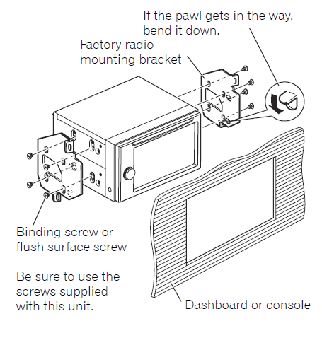 Pioneer AVH-P4000 Car DVD Player Installation Manual-11