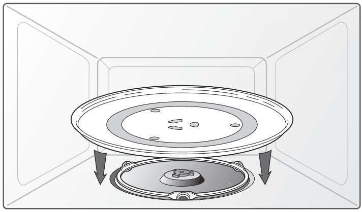 Samsung DE68-03267F-01 Microwave Oven 5