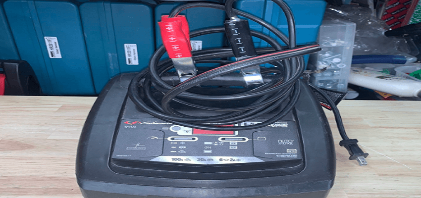 Schumacher SC1308 Automatic Battery Charger Starter Owners Manual-feat