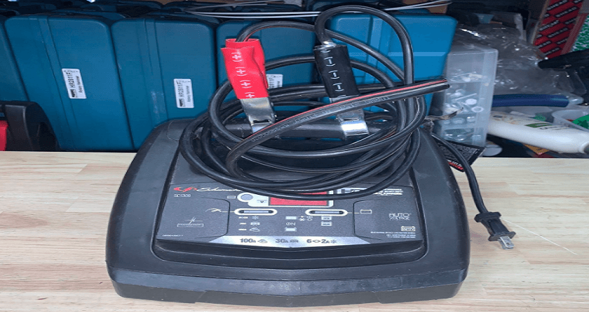 Schumacher SC1308 Automatic Battery Charger Starter Owners Manual-feat