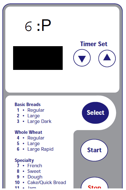 Sunbeam ExpressBake 5833 Bread Maker Machine User Manual-16