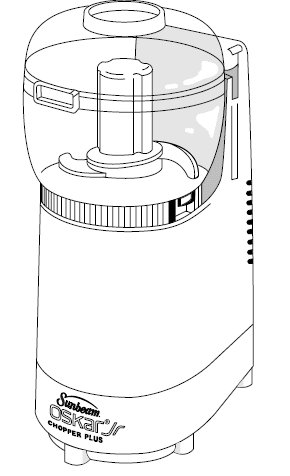 Sunbeam Oskar Jr 4816-8 Mini Food Chopper User Manual-14