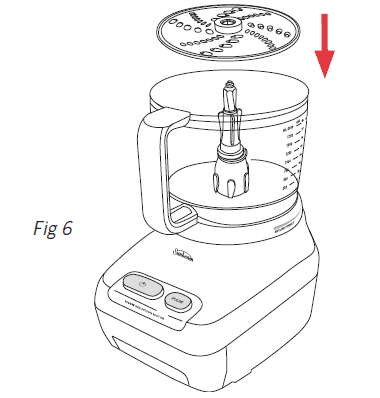 Sunbeam Oskar Professional LC7600C Food Processor User Instructions-13