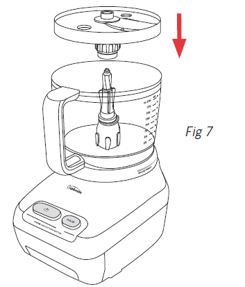Sunbeam Oskar Professional LC7600C Food Processor User Instructions-14