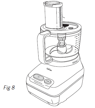 Sunbeam Oskar Professional LC7600C Food Processor User Instructions-15