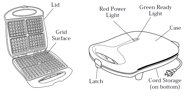 Toastmaster TWB4REG Waffle Baker-1