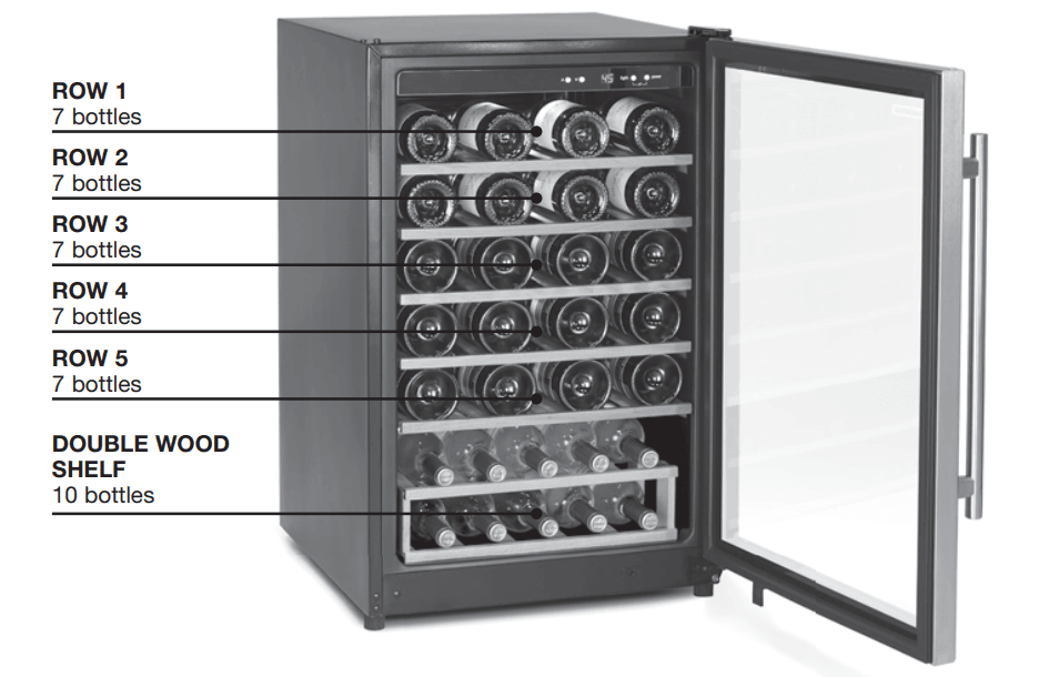 Tramontina 80901-103 45-Bottle Wine Cooler 5