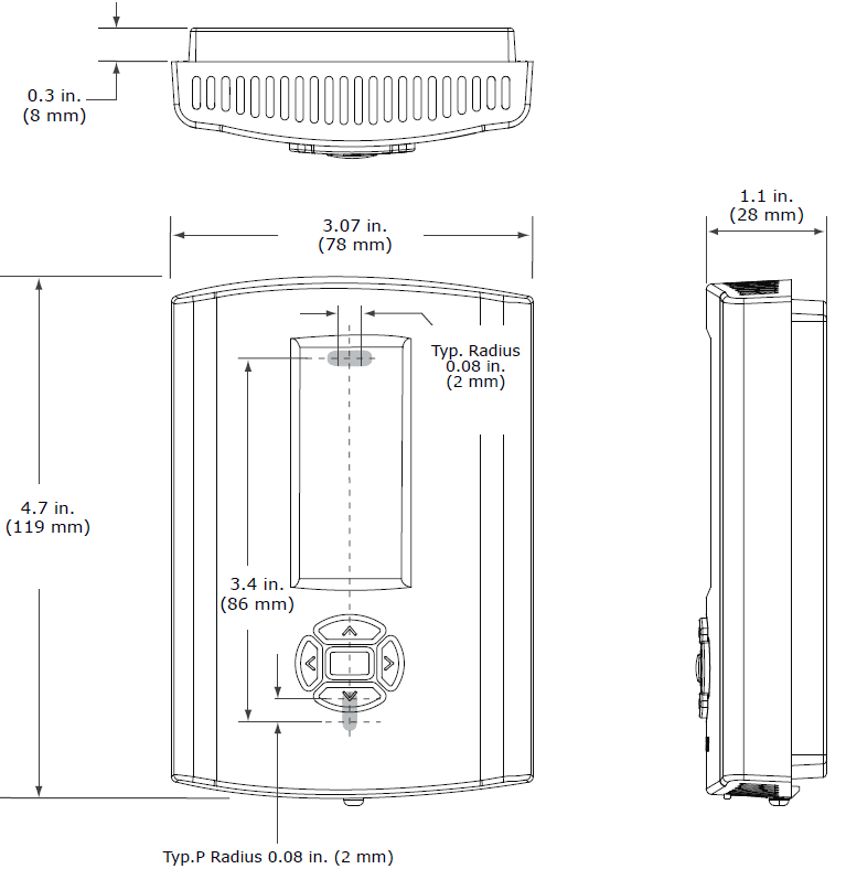 Trane BAS-SVX36C Standard and Programmable Thermostats Installation Manual-2