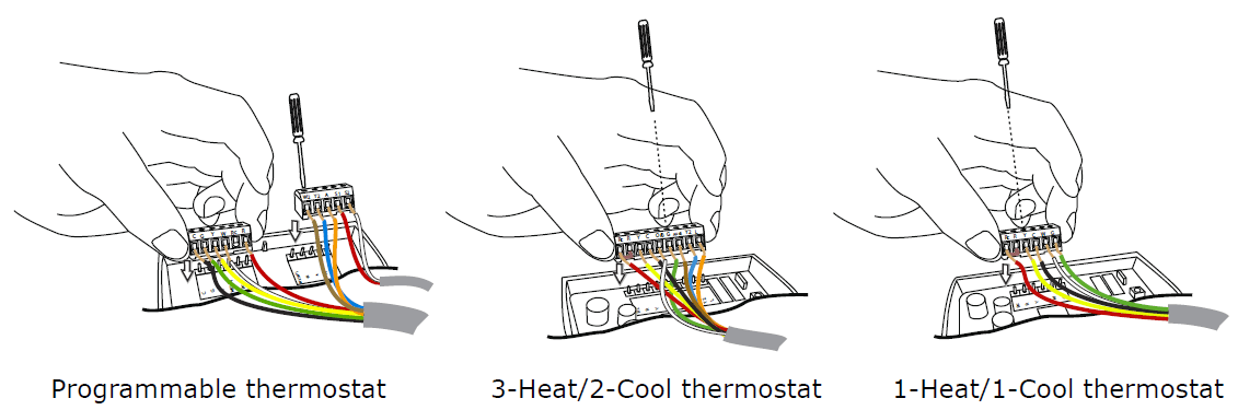 Trane BAS-SVX36C Standard and Programmable Thermostats Installation Manual-3