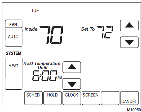 Trane TCONT800 Touch Screen Programmable Thermostat User Manual Trane TCONT800 Touch Screen Programmable Thermostat 10