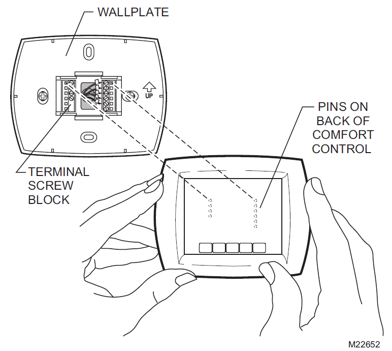 Trane TCONT800 Touch Screen Programmable Thermostat User Manual Trane TCONT800 Touch Screen Programmable Thermostat 18