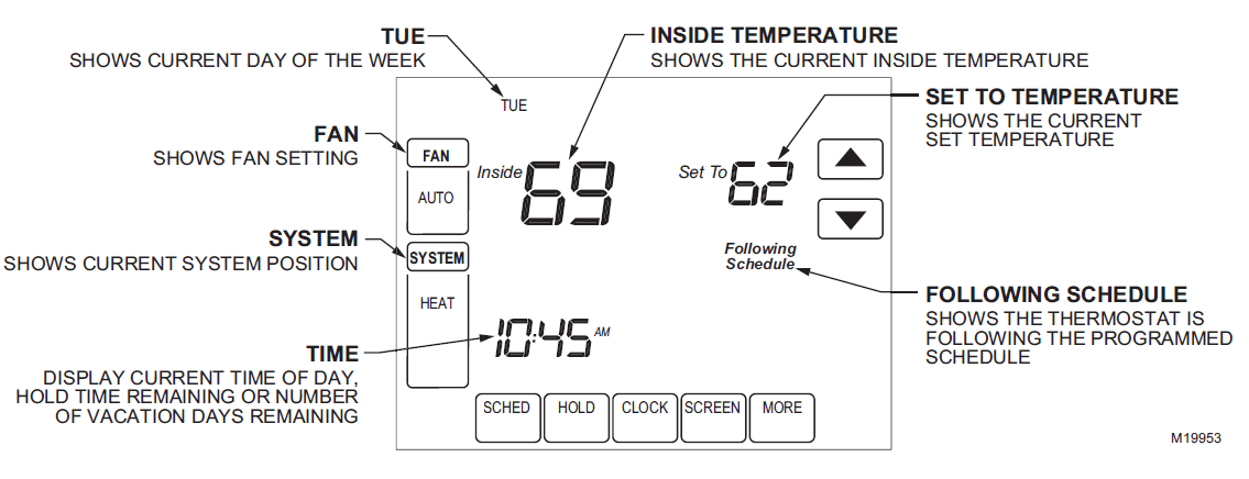 Trane TCONT800 Touch Screen Programmable Thermostat User Manual Trane TCONT800 Touch Screen Programmable Thermostat 2