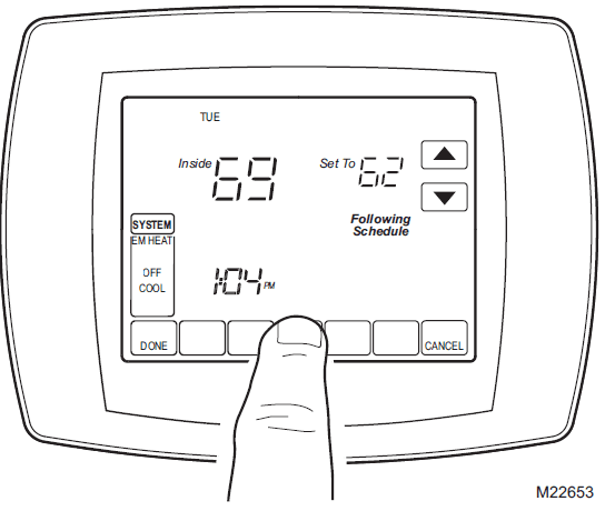 Trane TCONT800 Touch Screen Programmable Thermostat User Manual Trane TCONT800 Touch Screen Programmable Thermostat 28