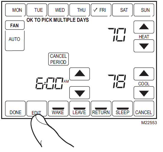 Trane TCONT800 Touch Screen Programmable Thermostat User Manual Trane TCONT800 Touch Screen Programmable Thermostat 4