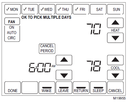 Trane TCONT800 Touch Screen Programmable Thermostat User Manual Trane TCONT800 Touch Screen Programmable Thermostat 5
