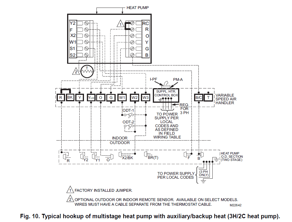 Trane TCONT803AS32DA Multi-Stage Thermostat 10