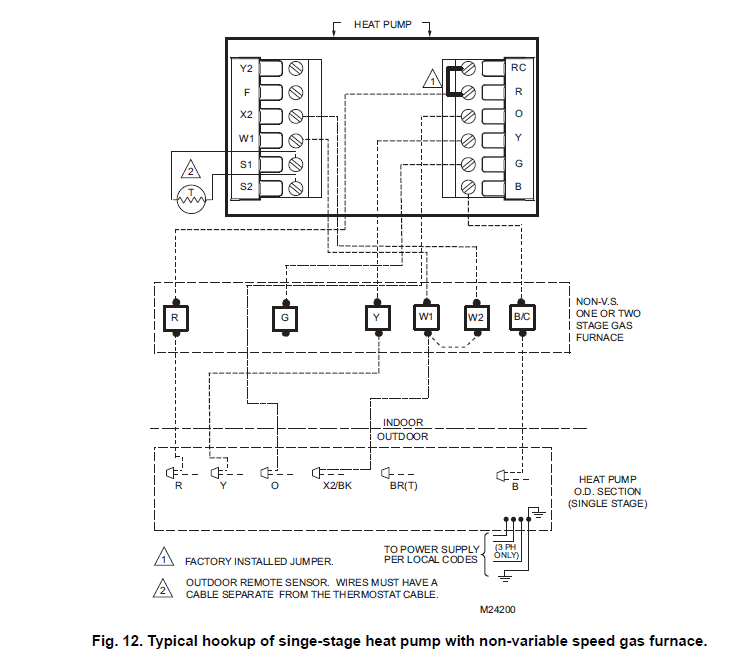Trane TCONT803AS32DA Multi-Stage Thermostat 12