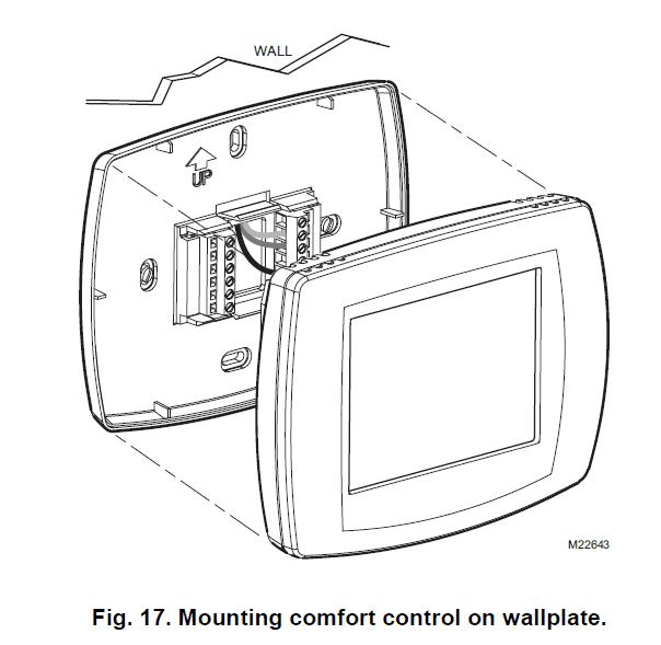 Trane TCONT803AS32DA Multi-Stage Thermostat 17