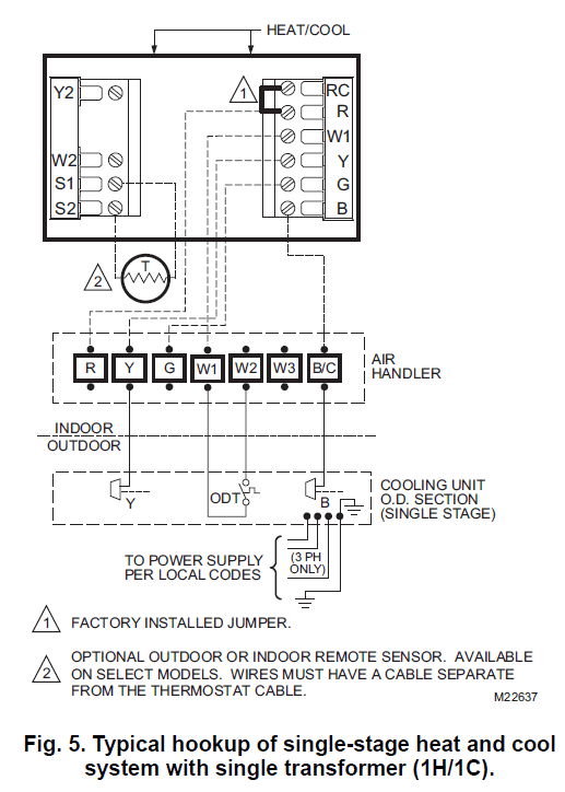 Trane TCONT803AS32DA Multi-Stage Thermostat 5
