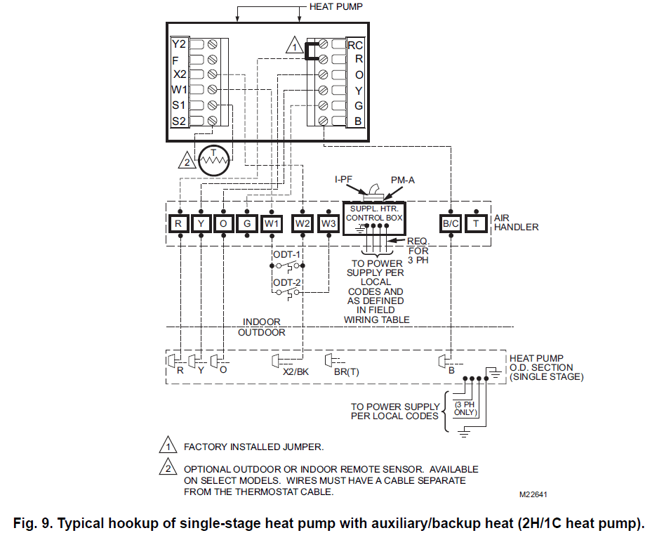 Trane TCONT803AS32DA Multi-Stage Thermostat 9